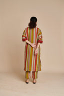 Leher Linen Dolman Kurta Set On Sale