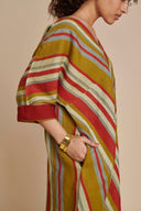 Leher Linen Dolman Kurta Set On Sale
