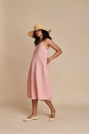 Candy Floss Linen Sundress On Sale