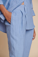 Ashwem Linen Oversized Flared Shirt - Sale