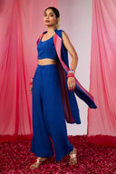 Neelam Linen Cape - Sale