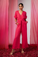 Rani Linen Wrapped Jumpsuit - Sale