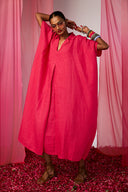 Rani Linen Kaftan Dress - Sale