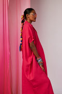Rani Linen Kaftan Dress - Sale
