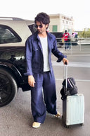 Neel Linen Men's Jacket and Baggy Pants Set