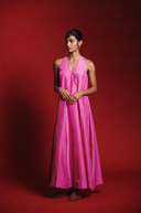 Gulabi Silk Women's Flared Dress