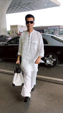 Men's Linen Saif Kurta Set