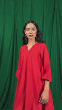 Kumkum Linen Pheran Kurta Set