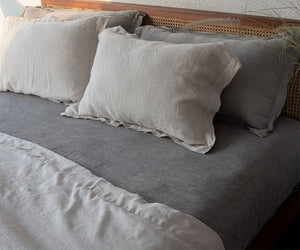 Basalt Linen Pillowcases