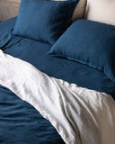 Indigo Linen Pillowcases