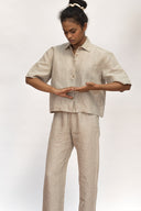 Undyed Linen Women's Pyjama Set