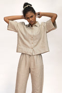 Undyed Linen Women's Pyjama Set