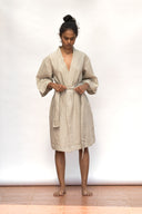 Undyed Linen Robe