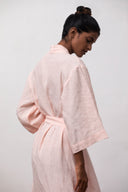 Gulabjal Linen Robe