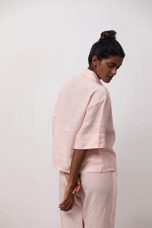 Gulabjal Linen Women's Pyjama Set