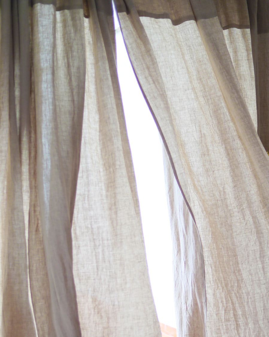 Undyed Linen Curtain