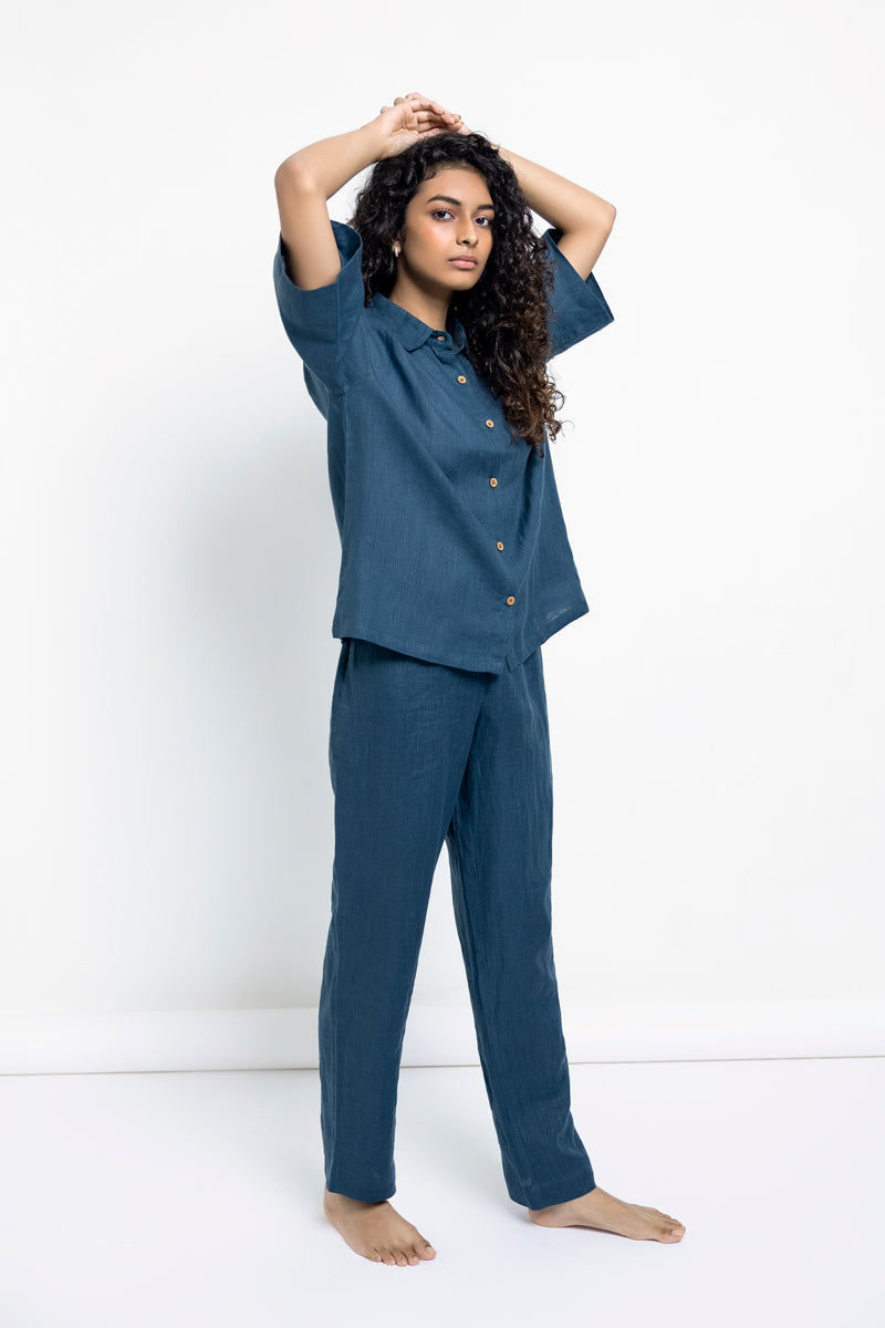Women's Pure Linen Loungewear Sets – Saphed