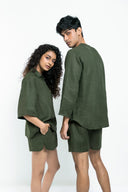 Kai Linen Men's Shorts Set