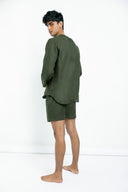 Kai Linen Men's Shorts Set