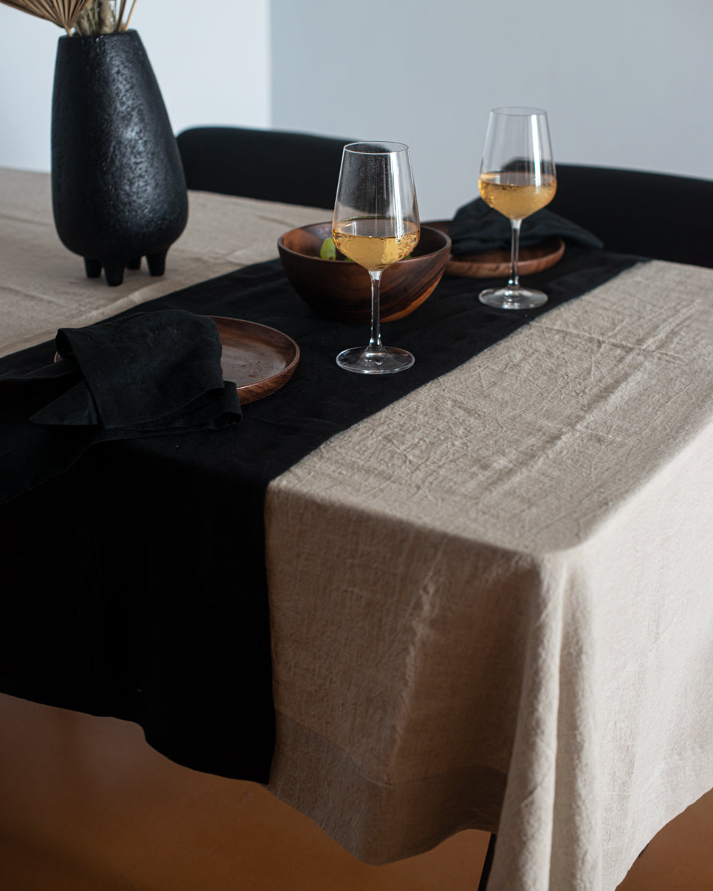 Undyed Linen Tablecloth