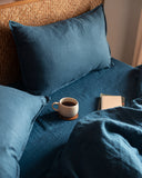 Indigo Linen Pillowcases