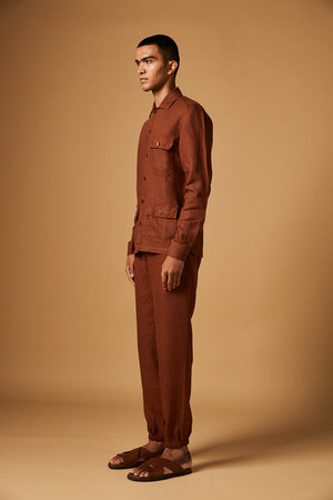 Mati Linen Jogger Pants