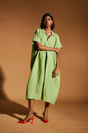 Pista Linen Kaftan Dress