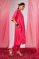 Rani Linen Dolman Kurta Set