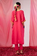 Rani Linen Dolman Kurta Set