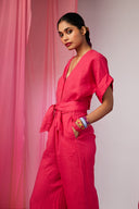 Rani Linen Wrapped Jumpsuit